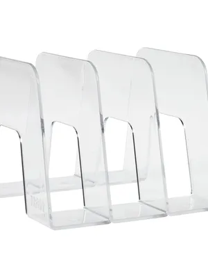 Image of: HAN Вертикална поставка Sorter, с три отделения, прозрачна